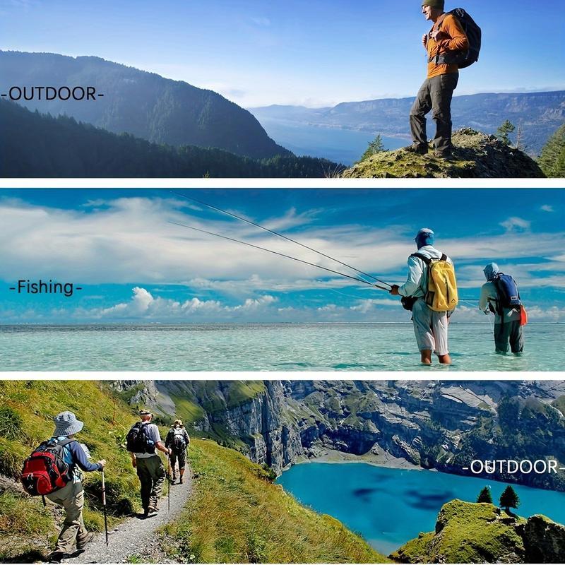 Men's UPF 50+ Athletic Hoodie - Moisture Wicking Long Sleeve Sun Shirt